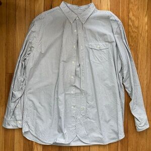 XXL Grey/white Brooks Brothers OCBD